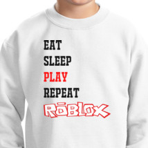 Eat Sleep Roblox Kids Sweatshirt Kidozi Com - fixed white tuxedo t shirt d roblox