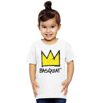 BASQUIAT CROWN TEE-Kids tee Basquiat Shirt Basq Basquiat Jean Michel Basquiat 
