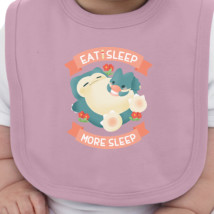 Snorlax Eat Sleep Baby Bib Kidozi Com - eat sleep roblox baby bib kidozicom