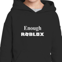 Enough Roblox Kids Hoodie Kidozi Com - black hoodie old roblox